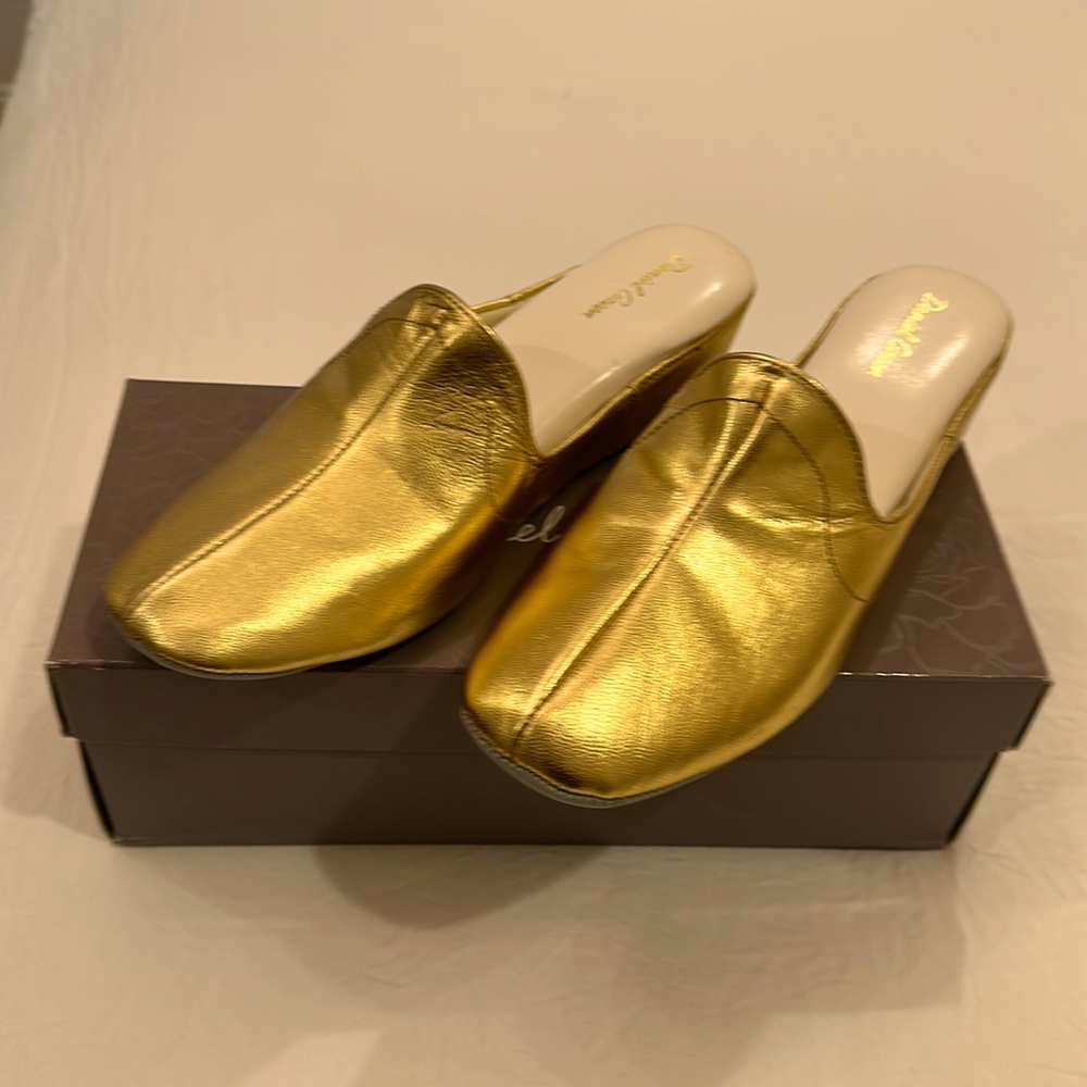 Daniel Green Gold Slippers